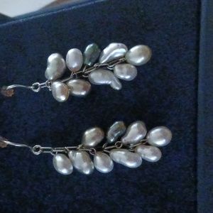 Keshi Tahian Pearl earrings